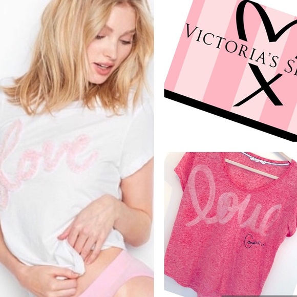 VS Love Tee Shirt | NWT - Picture 1 of 3